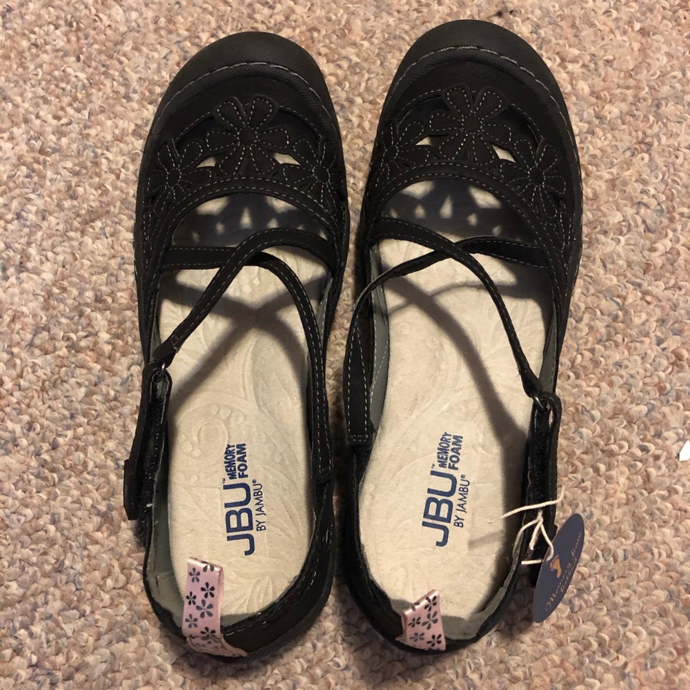 JBU by Jambu Blossom Vegan Black sandal 8